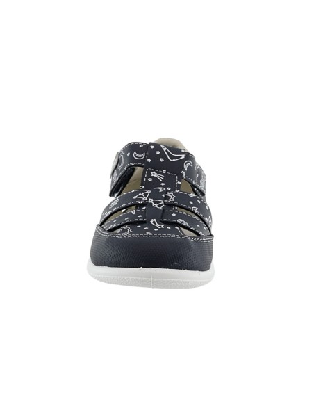 Sandalias Zapyflex respetuosas 2 Tiras seri azul