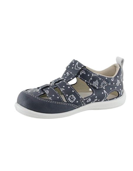 Sandalias Zapyflex respetuosas 2 Tiras seri azul
