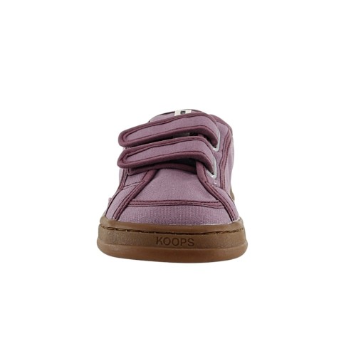 Calzado barefoot Koops lona Morna Morado 2