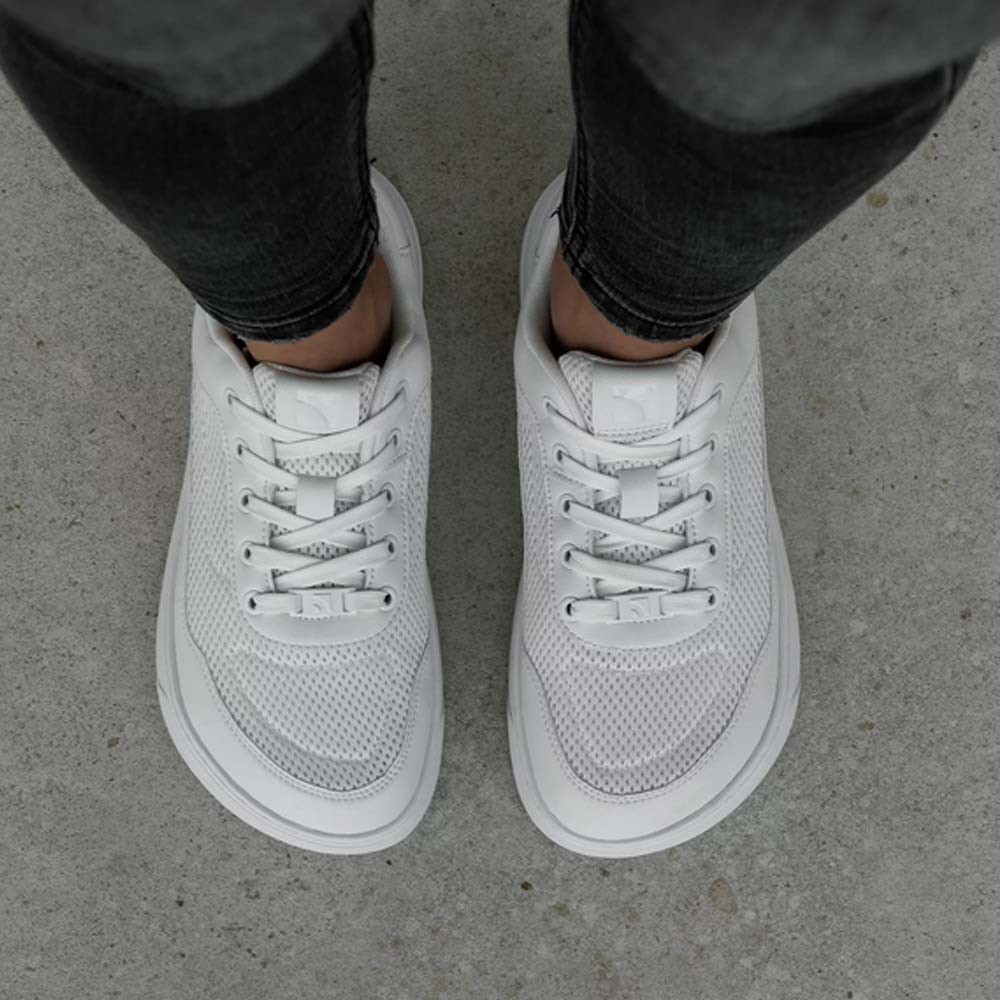 Zapatillas barefoot Barebarics Vaporo Blanco-Gris