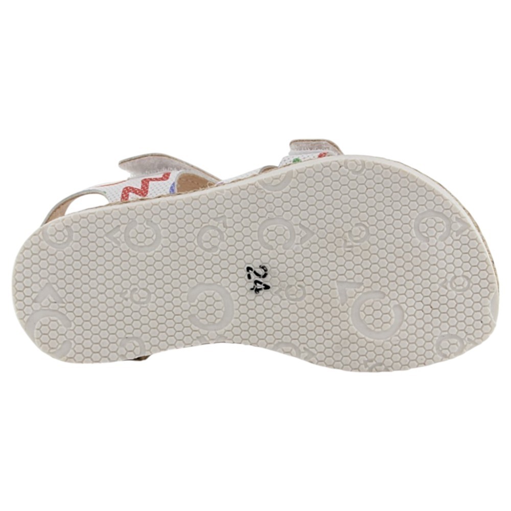 Sandalias barefoot Coqueflex Verea Blanco Multi