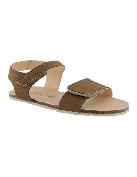 Sandalias barefoot Coqueflex Suede Marrón