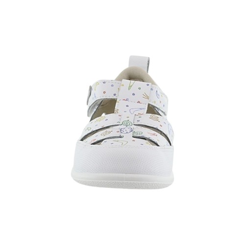 Sandalias ZapyFlex dos tiras Blanco Space 2