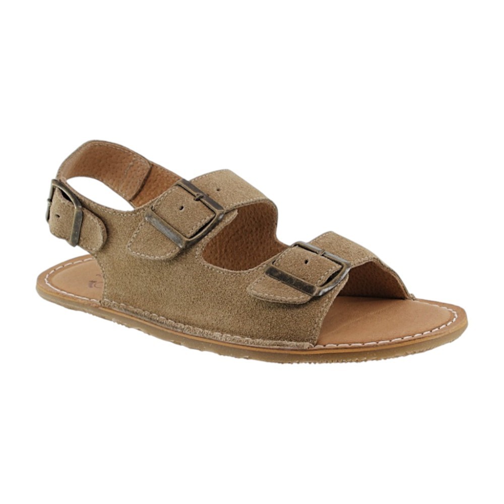 Sandalias barefoot Boston Lamine Serraje Marrón