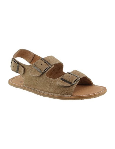Sandalias barefoot Boston Lamine Serraje Marrón