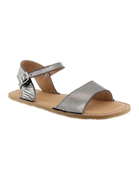 Sandalias barefoot Boston Aitana Metal gris