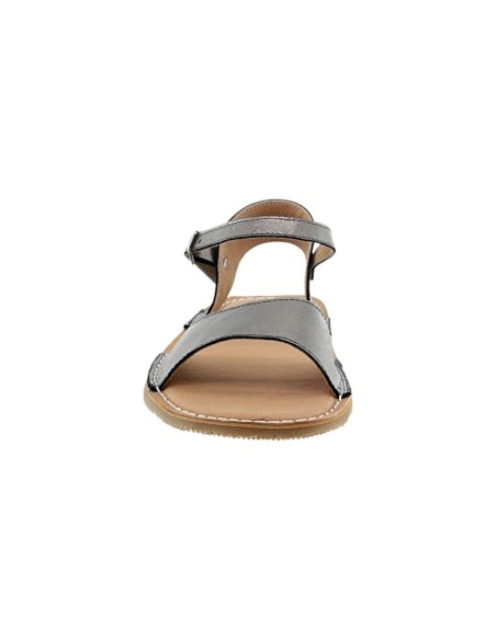 Sandalias barefoot Boston Aitana Metal gris
