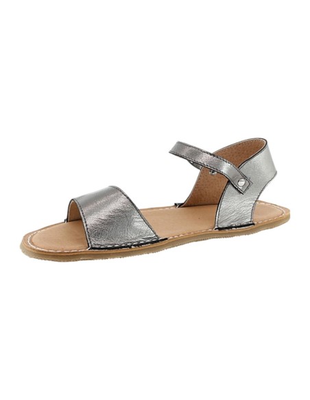 Sandalias barefoot Boston Aitana Metal gris