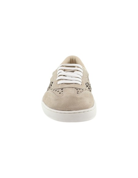 Zapatillas barefoot Terreta Serraje Picado Taupe