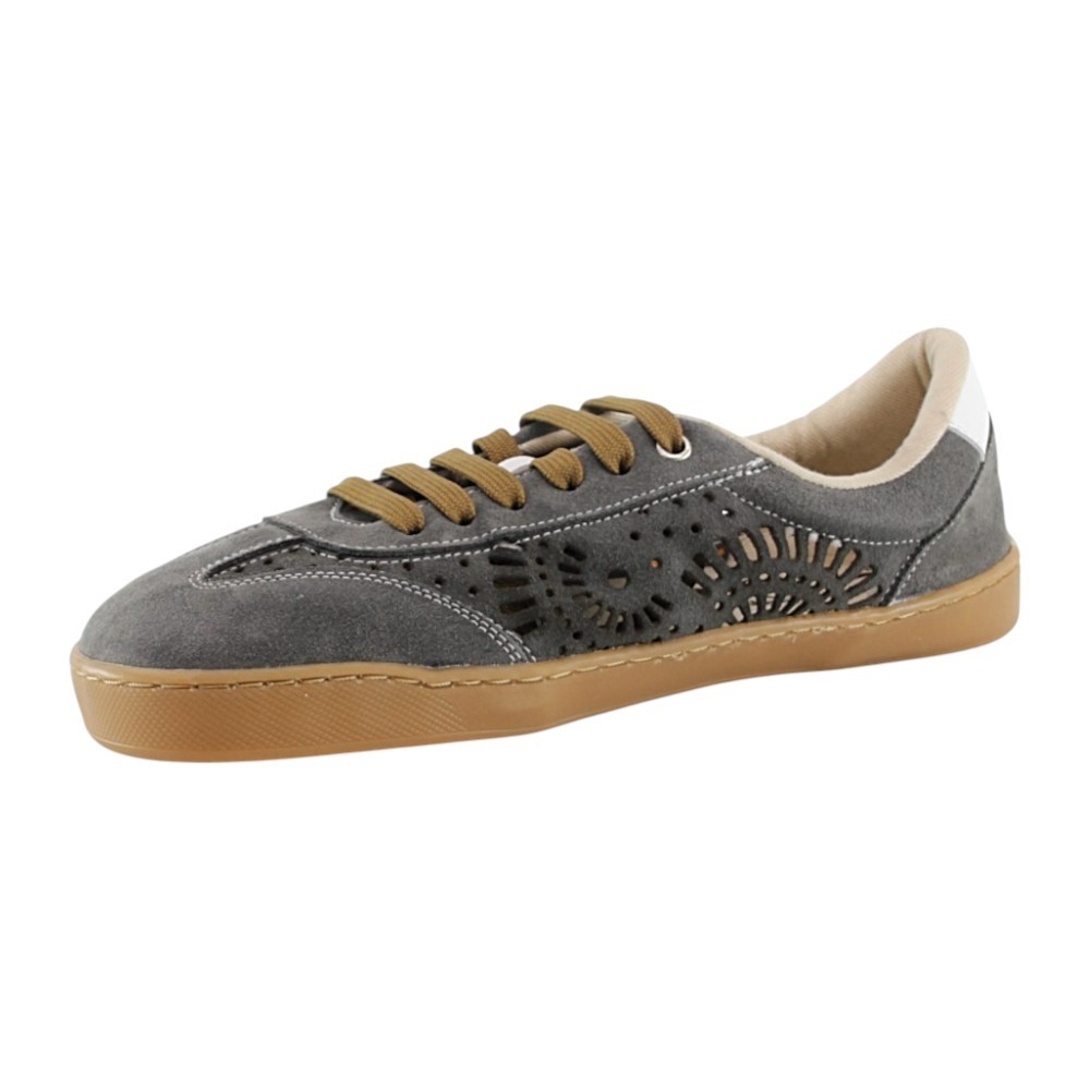 Zapatillas barefoot Terreta Serraje Picado Gris