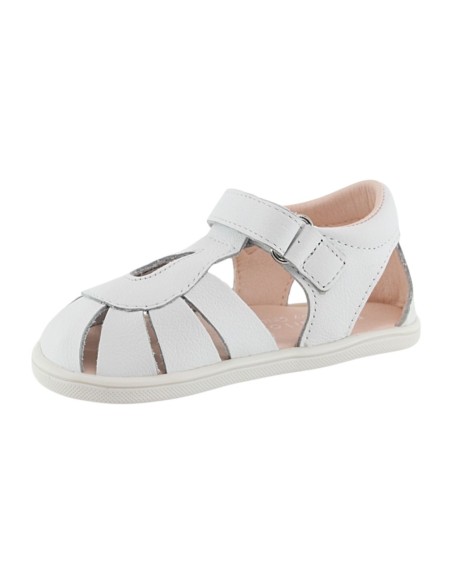 Sandalia respetuosa Blanditos India Blanco