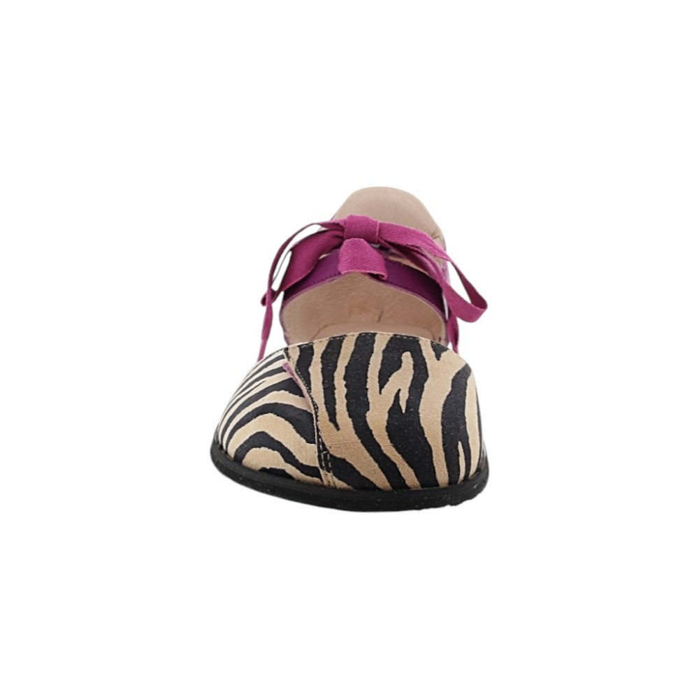 Sandalias barefoot Poppis Zoe Cebra