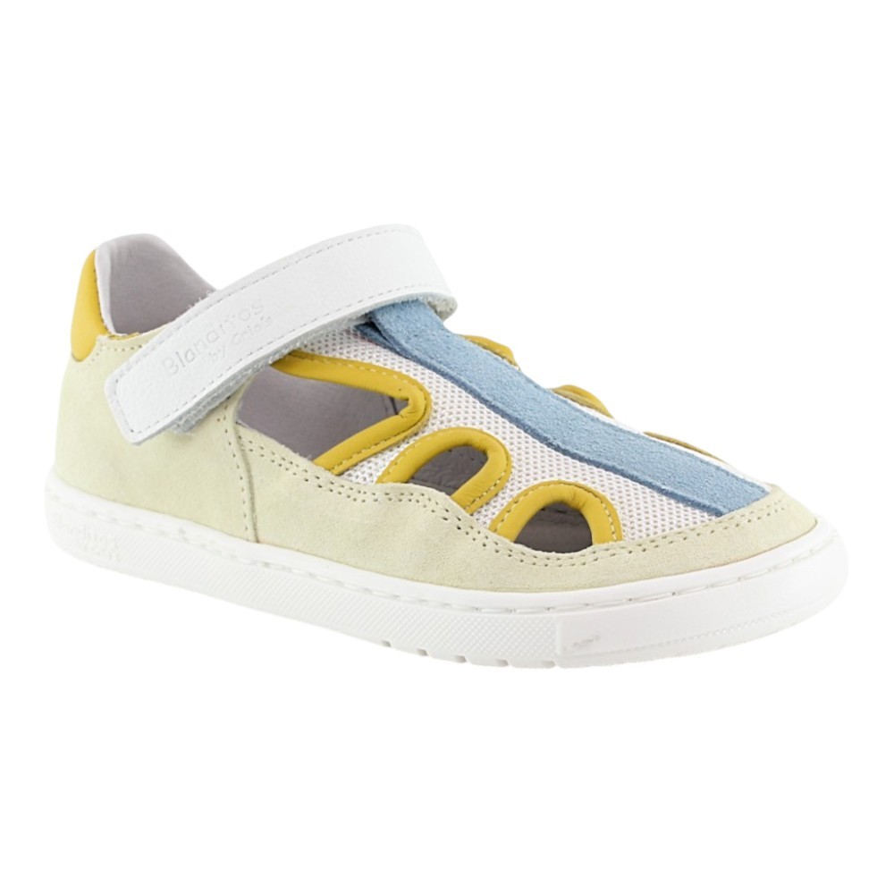 Sandalias cerradas barefoot Blanditos Multo amarillo