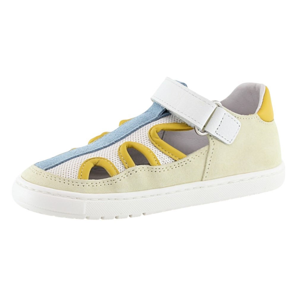 Sandalias cerradas barefoot Blanditos Multo amarillo