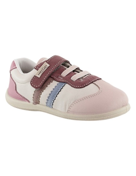 Zapatos respetuosos Zapyflex Velcro y elástico Rosa Zapatos respetuosos Zapyflex Velcro y elástico Rosa