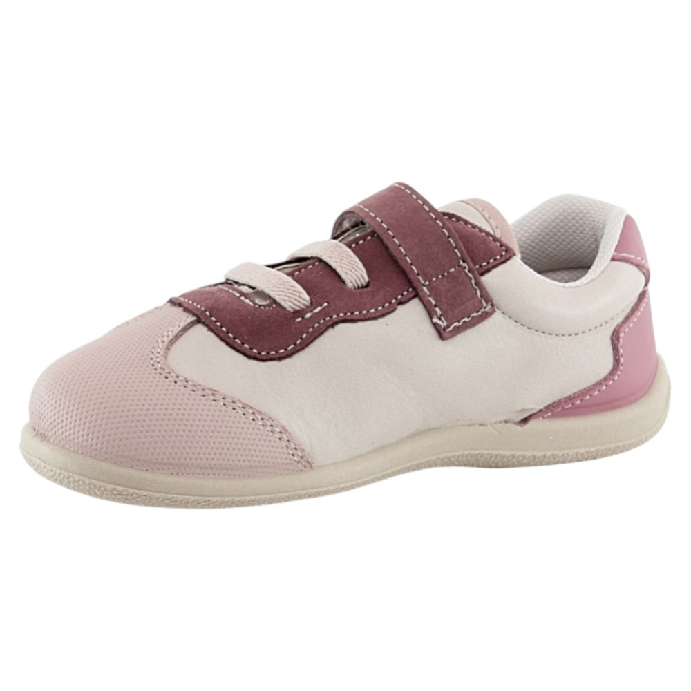 Zapatos respetuosos Zapyflex Velcro y elástico Rosa