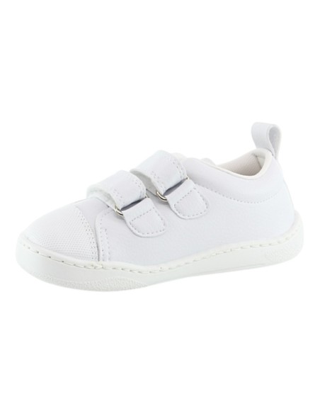 Zapatos respetuosos Zapyflex 2 velcros puntera Blanco Zapatos respetuosos Zapyflex 2 velcros puntera Blanco