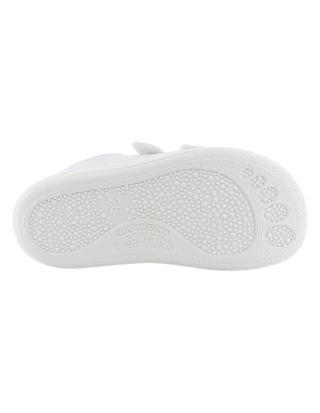Zapatos respetuosos Zapyflex 2 velcros puntera Blanco Zapatos respetuosos Zapyflex 2 velcros puntera Blanco