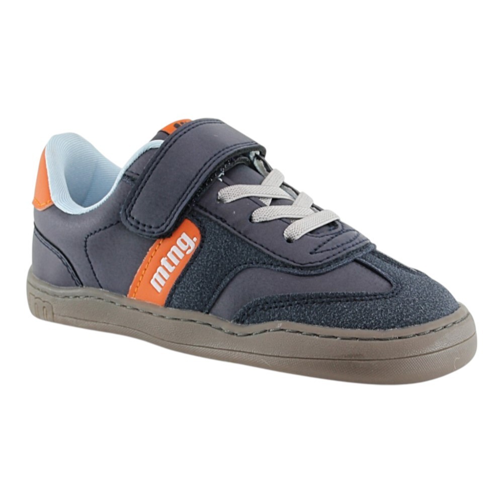 Zapatillas barefoot Mustang Free Marino-Naranja