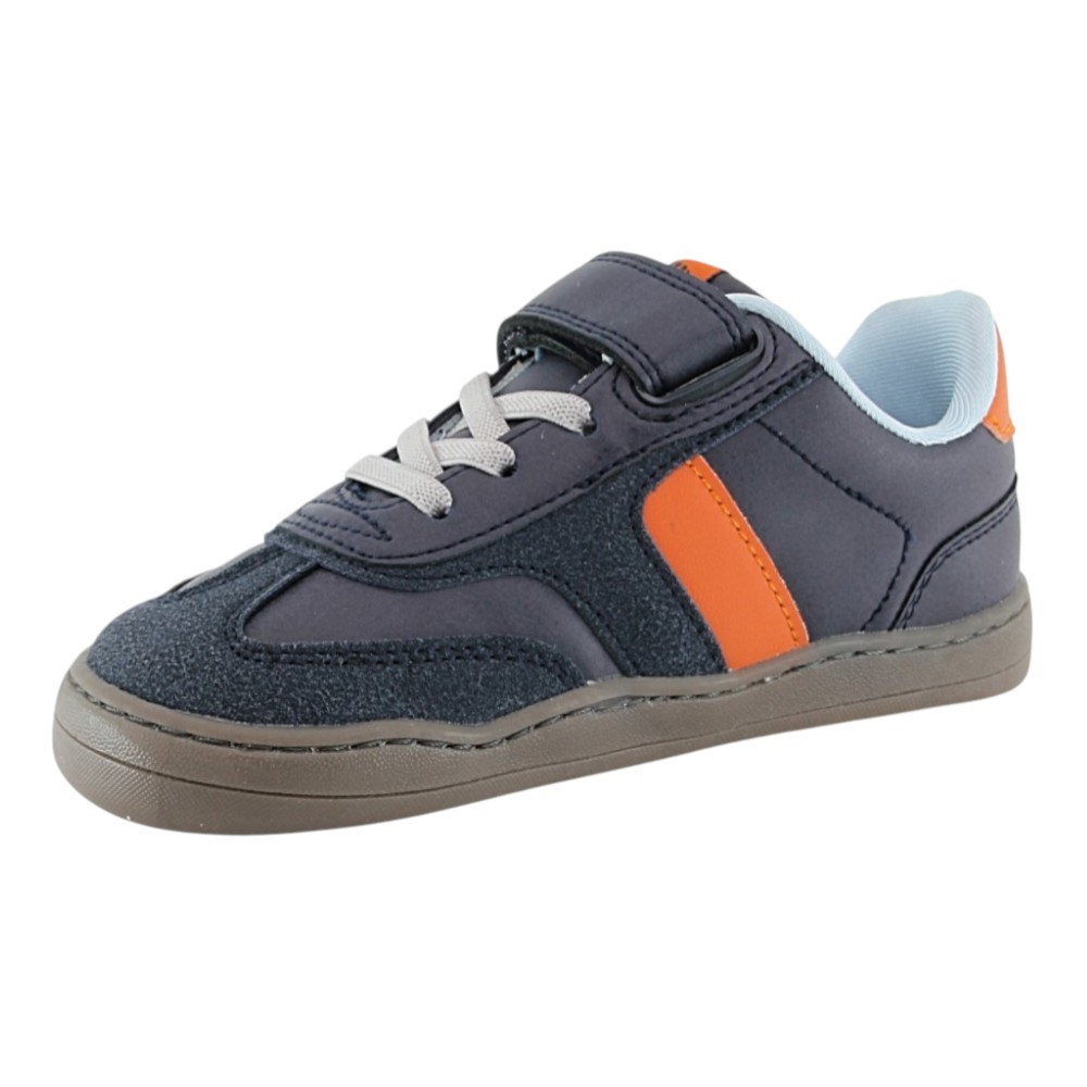 Zapatillas barefoot Mustang Free Marino-Naranja