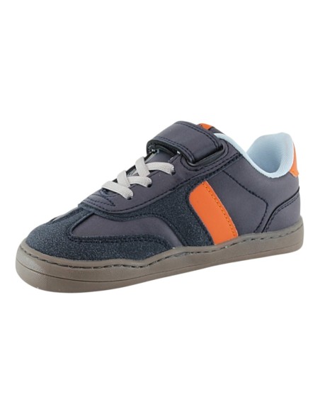 Zapatillas barefoot Mustang Free Marino-Naranja Zapatillas barefoot Mustang Free Marino-Naranja