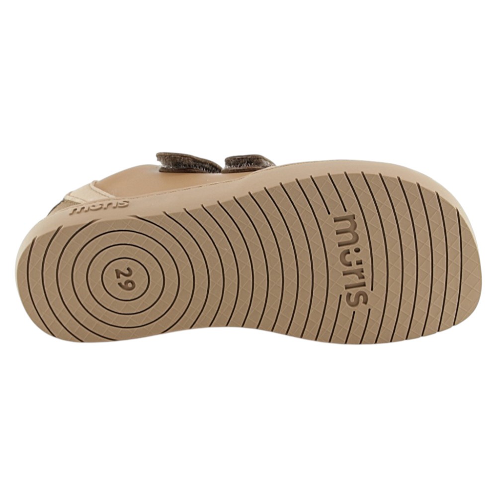 Zapatos veganos barefoot Muris Petra Junior Bark Brown