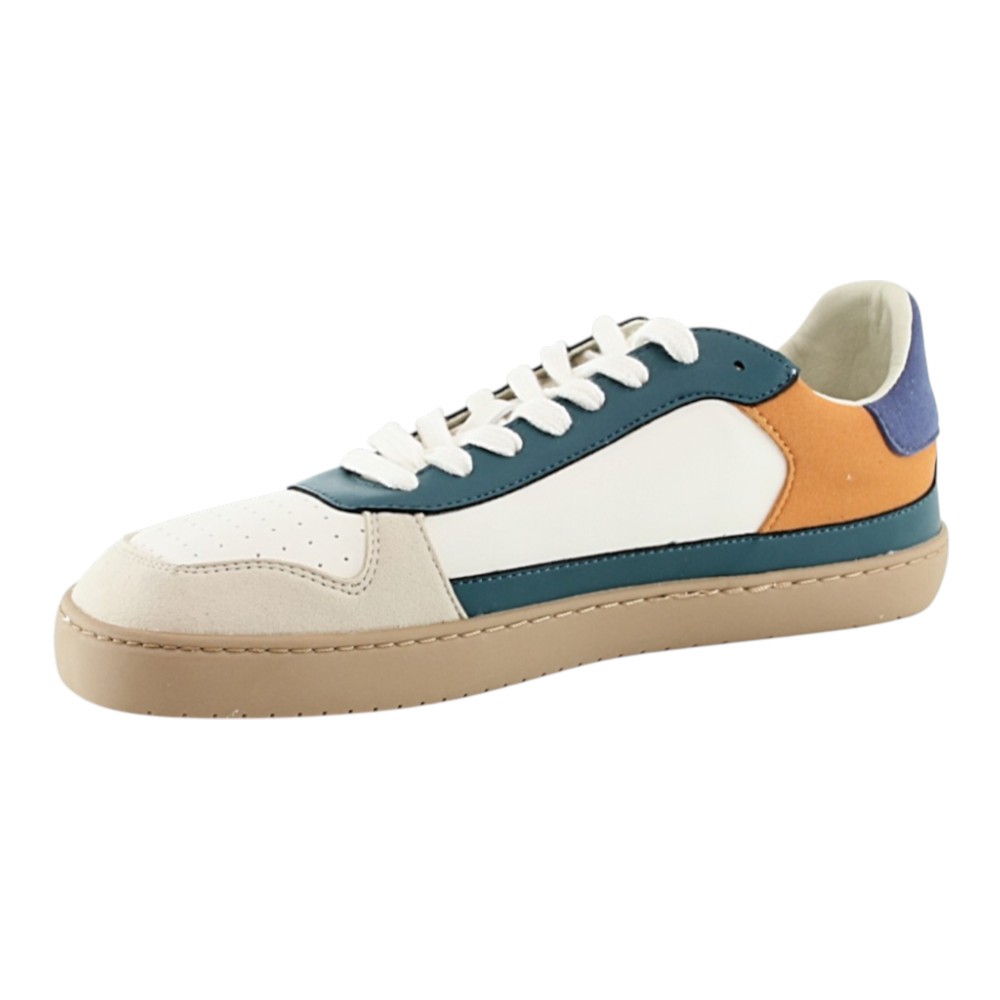 Zapatos veganos BAREFOOT Muris Majorca Teal Blanco-Multi