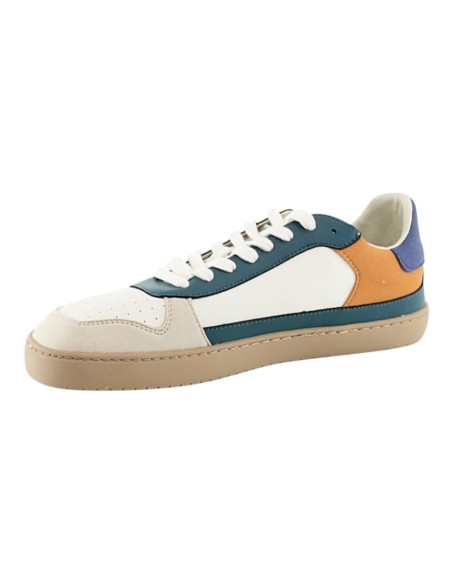 Zapatos veganos BAREFOOT Muris Majorca Teal Blanco-Multi