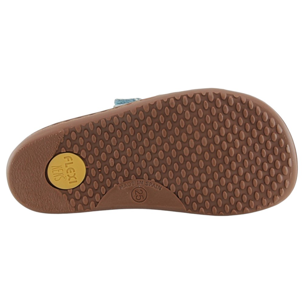 Zapatos barefoot Flexi Nens 9000-R Gris-Celeste