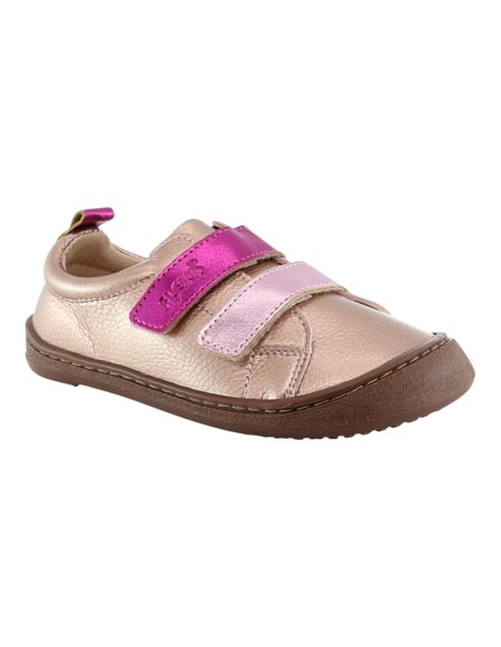 Zapatos barefoot Flexi Nens 9111-R Metal Rosa-Fucsia