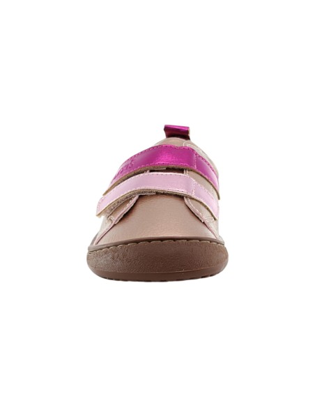 Zapatos barefoot Flexi Nens 9111-R Metal Rosa-Fucsia