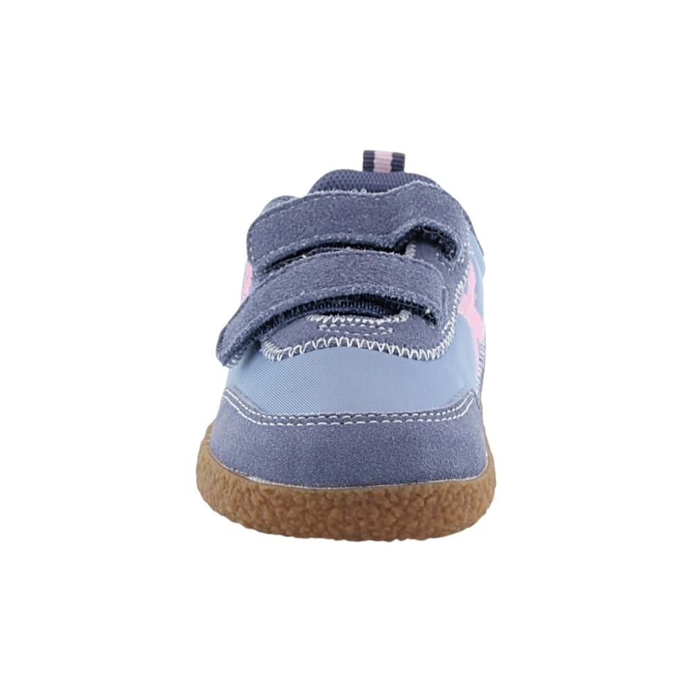 Zapatillas BAREFOOT Munich Baby Koda Azul-Rosa