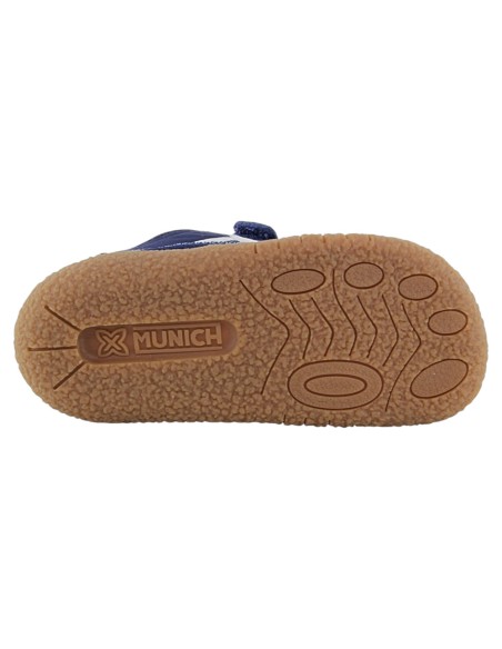 Zapatillas Barefoot Munich Baby Koda Verde Marino