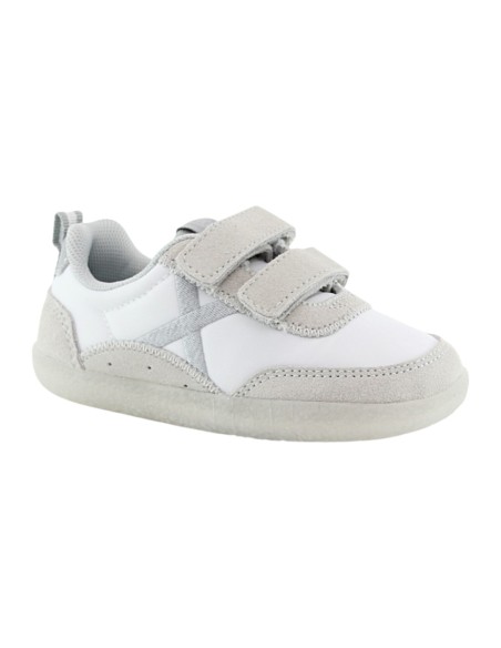 Zapatillas BAREFOOT Munich Baby Koda Verde Blanco
