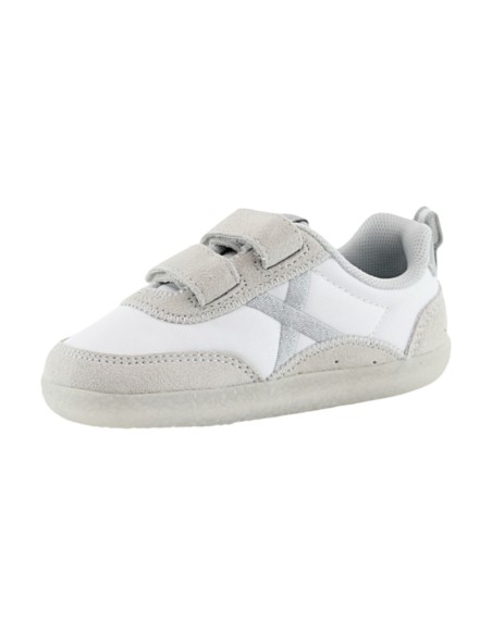 Zapatillas BAREFOOT Munich Baby Koda Verde Blanco
