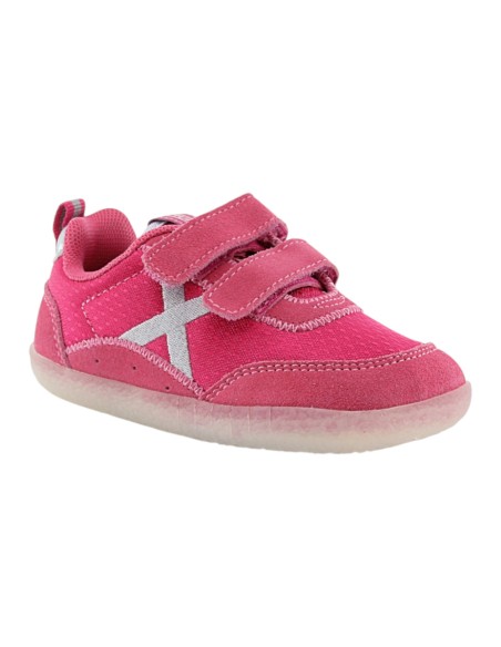 Zapatillas Munich BAREFOOT Baby Koda Fucsia