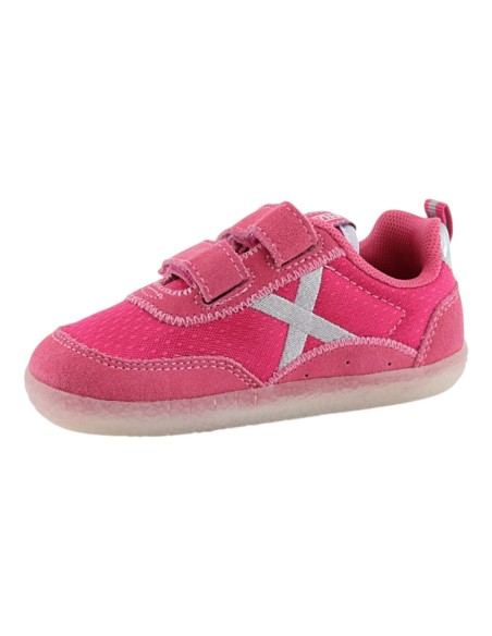 Zapatillas Munich BAREFOOT Baby Koda Fucsia