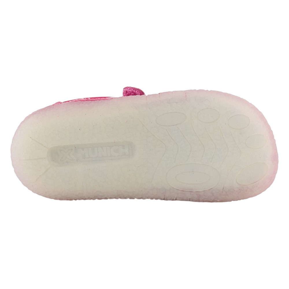Zapatillas Munich BAREFOOT Baby Koda Fucsia