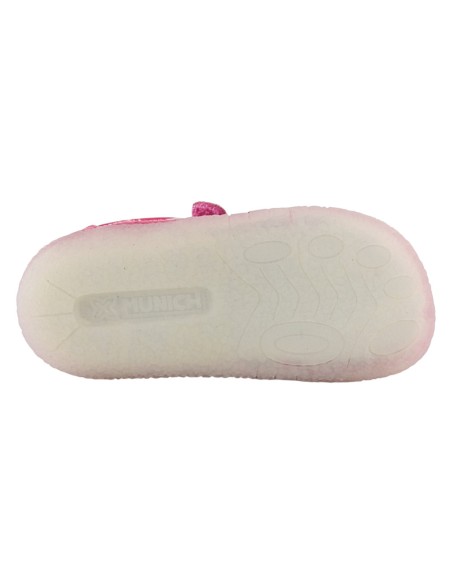 Zapatillas Munich BAREFOOT Baby Koda Fucsia