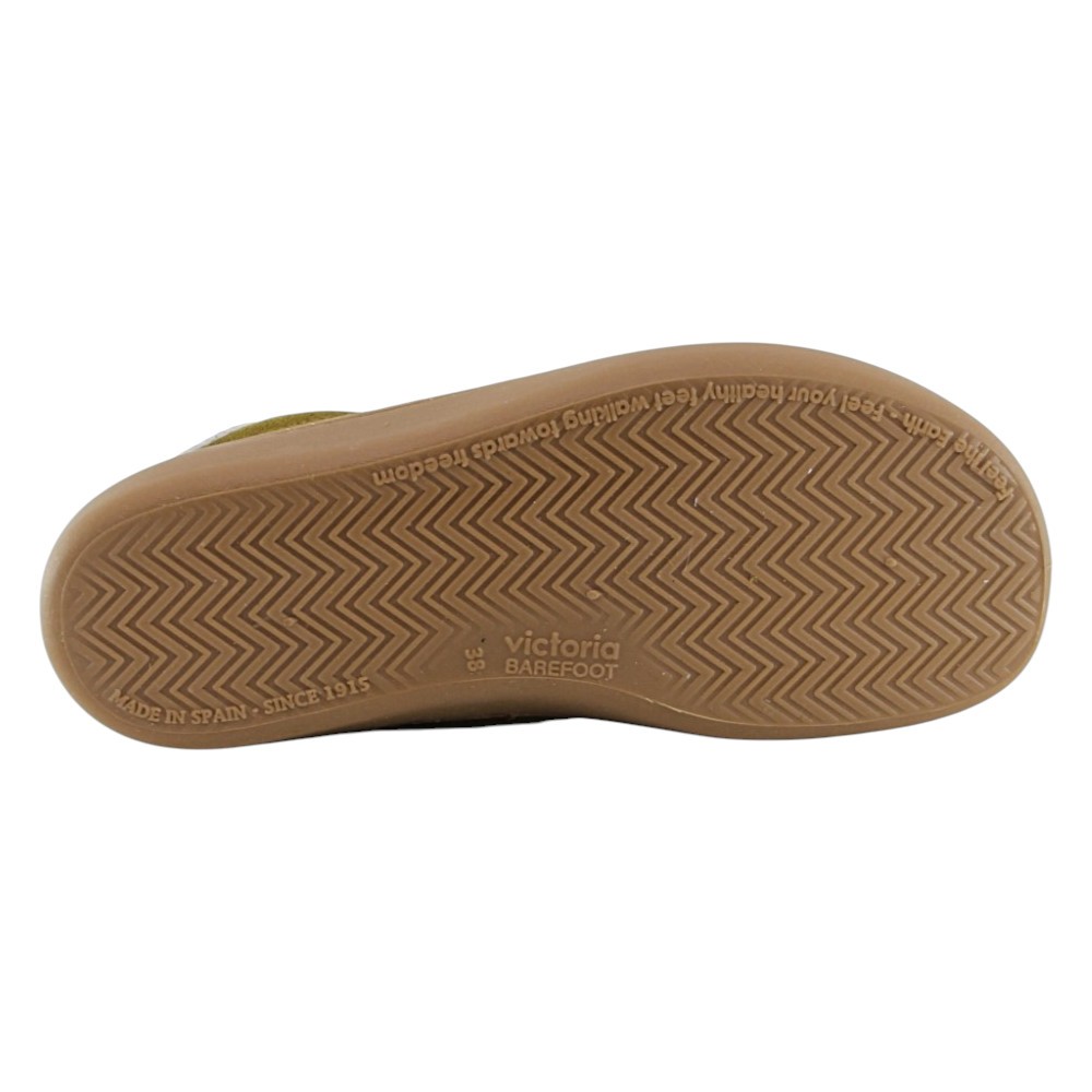 Zapatillas barefoot Victoria Olmo Serraje Oliva