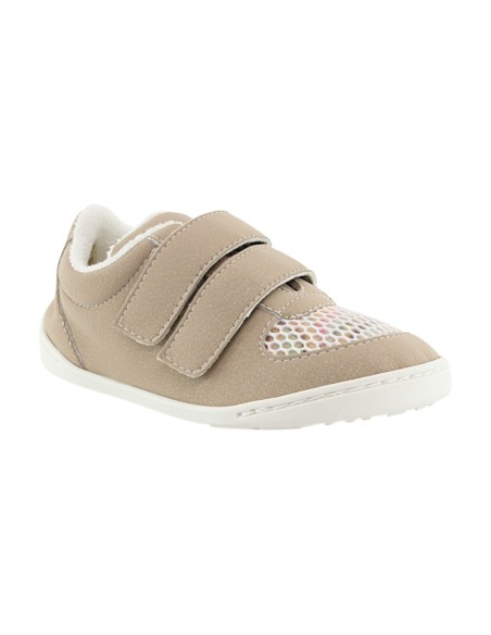 Zapatos barefoot veganos Baby Lobitos Duna Beige