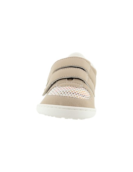 Zapatos barefoot veganos Baby Lobitos Duna Beige