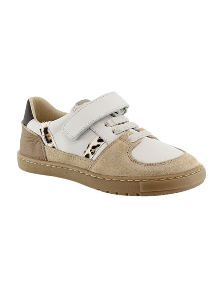 Zapatos deportivos Barefoot Blanditos Seul Blanco-Leopardo Zapatos deportivos Barefoot Blanditos Seul Blanco-Leopardo