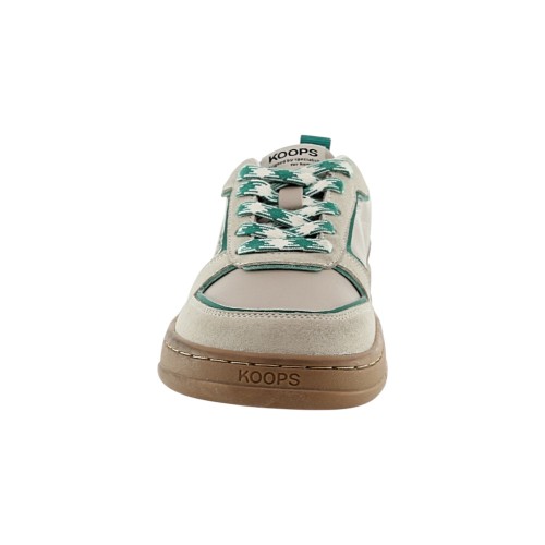 Zapatos barefoot Koops Adri cordones Verde 2