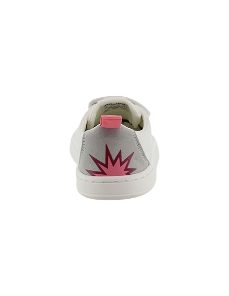 Zapatos barefoot Koops Rafi Blanco-Rosa