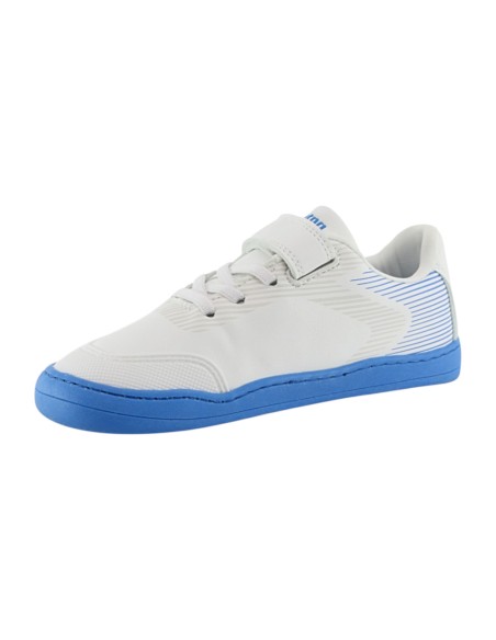 Zapatillas multideporte barefoot Mustang Free 49320 Blanco-Jeans