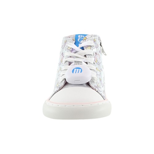 Zapatillas con luces barefoot Mustang Free Unicornio Plata 2