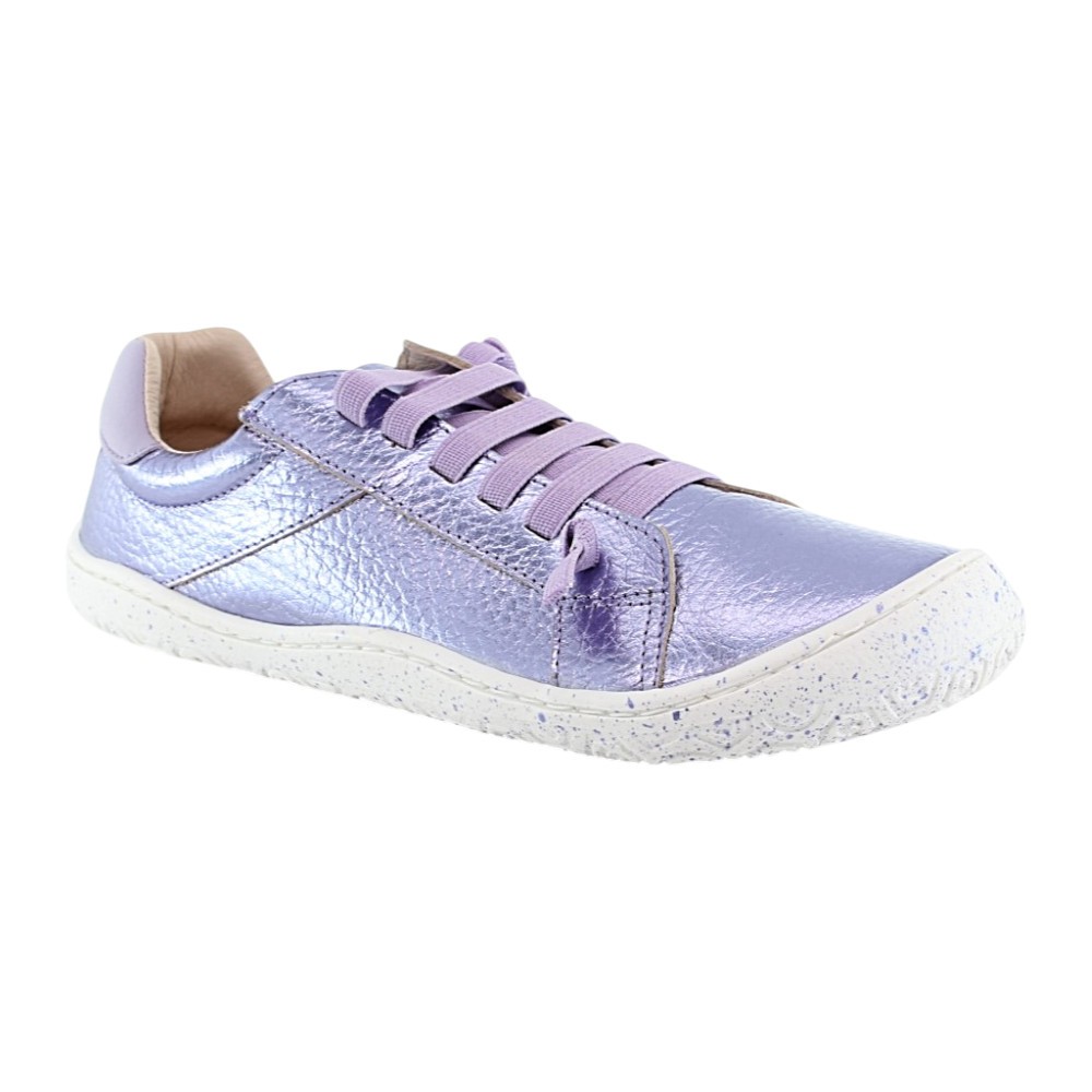 Zapatos barefoot POPPIS Meraki Piel Lila metalizado