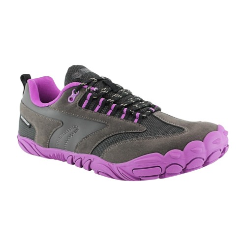 Botines Hi-Tec impermeables barefoot Figaro Gris-Lila