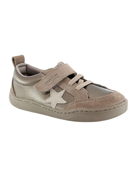 Zapatos barefoot ZapyFlex Dpto estrella Taupe